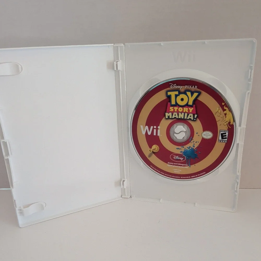 Disney Pixar Toy Story Mania Nintendo Wii Video Game RVL P R51E 2009